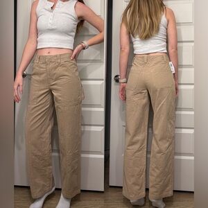New! Aritzia Sundeh Oscar cargo pants in taupe